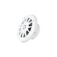 5-1/4in 2-Way 150W Round LED Speakers, White, 2/PK