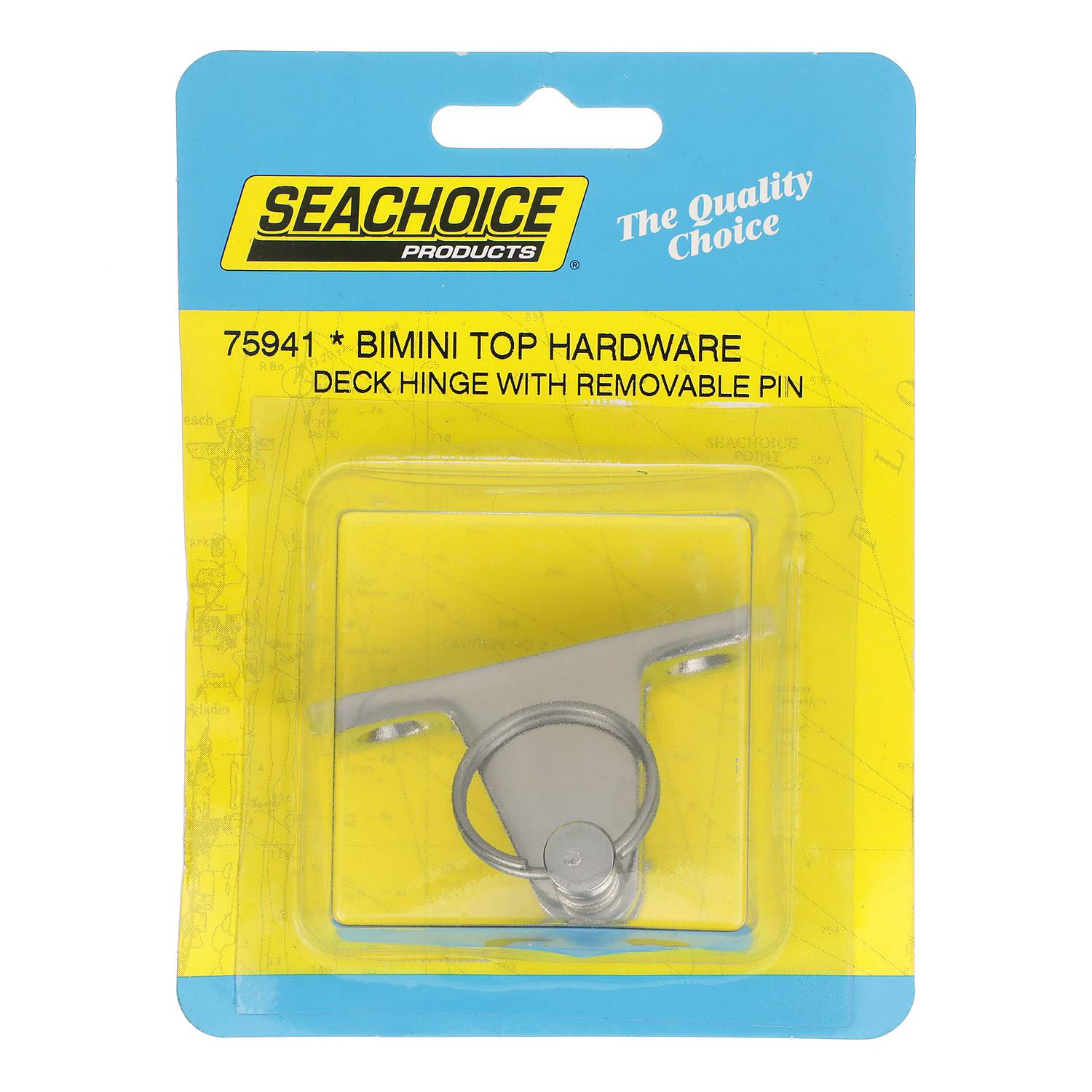 Stainless Steel Deck Hinge w/ Removable Pin, 90º