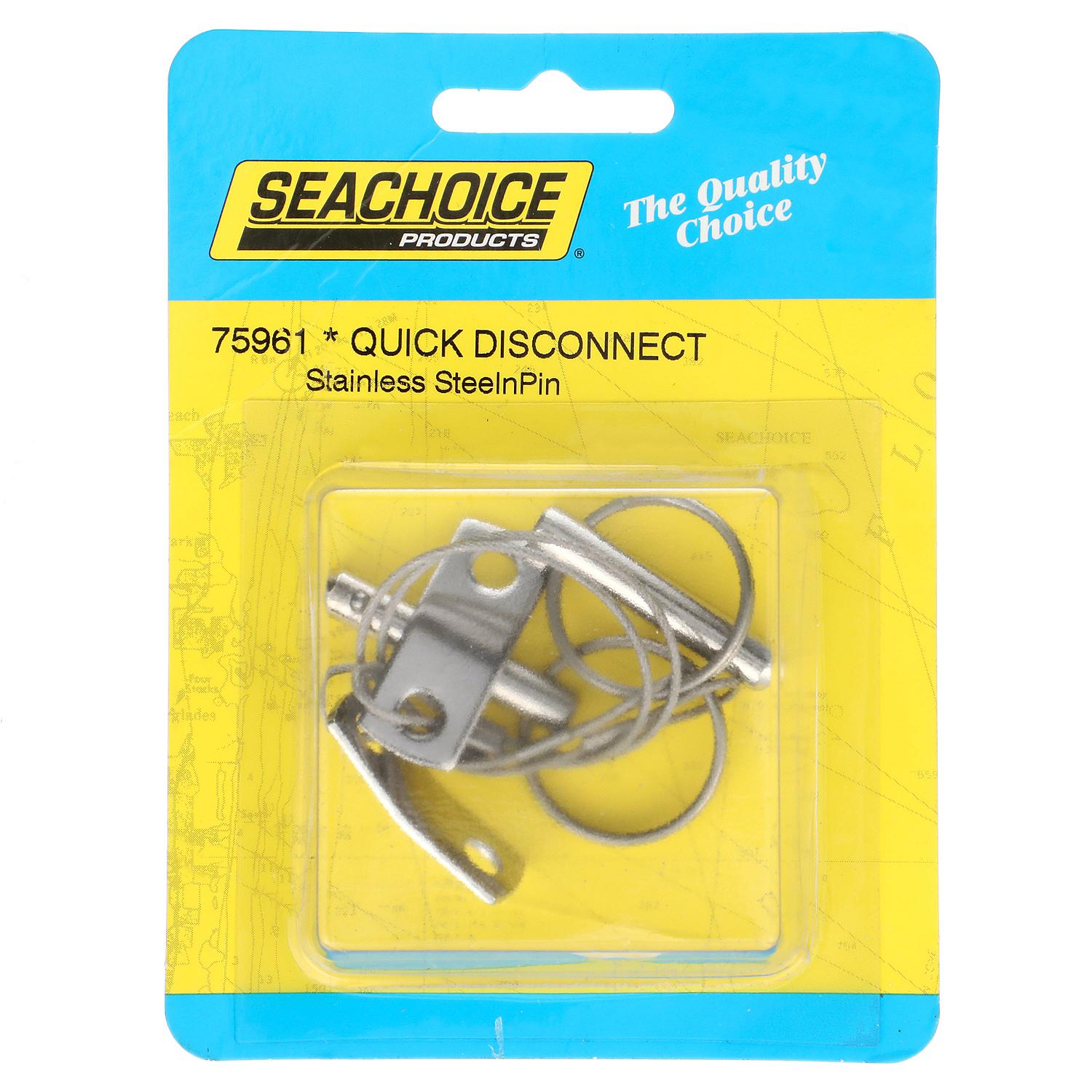 Stainless Steel Quick-Disconnect Release Pins, 2/PK