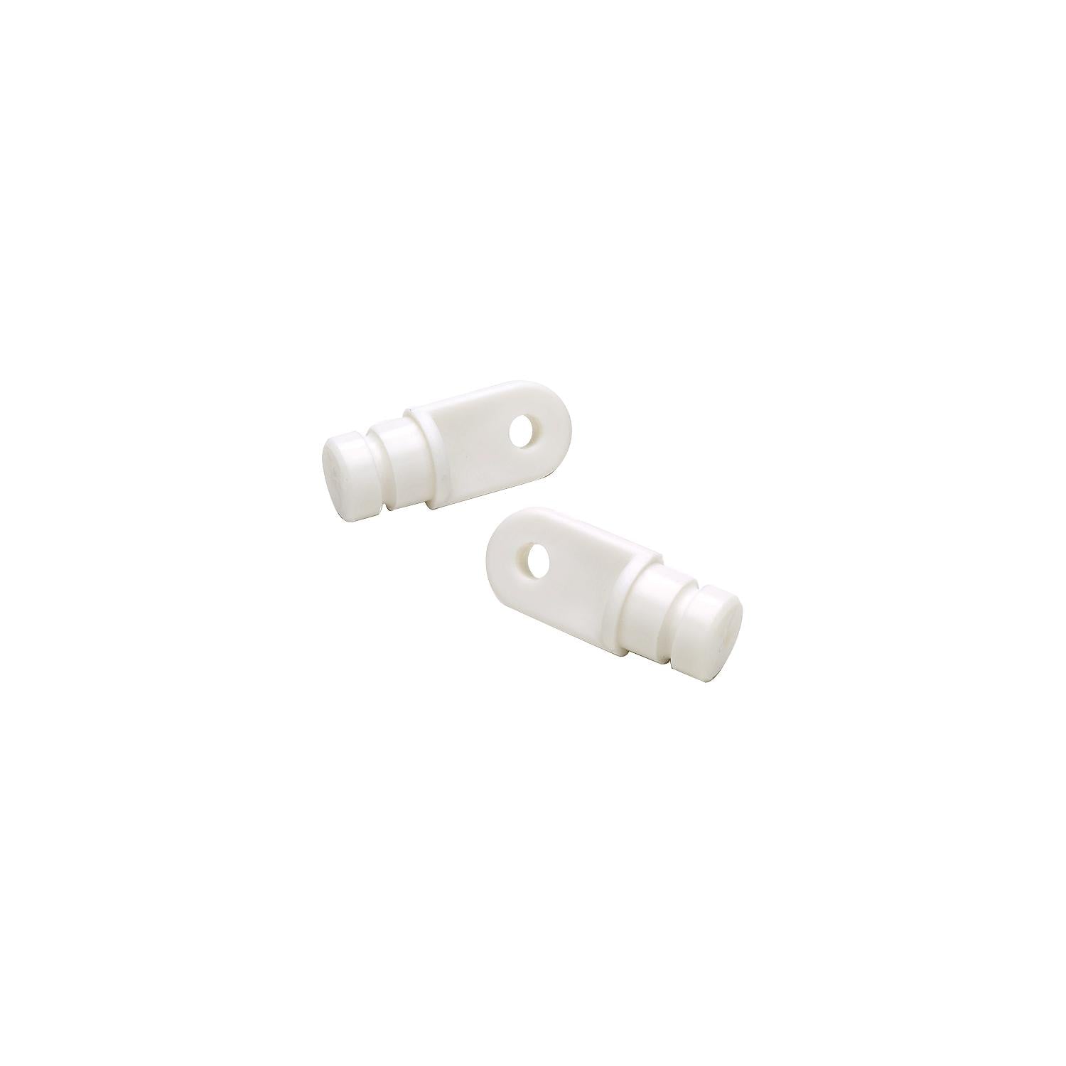 Internal Eye End, 7/8in, White, 2/PK