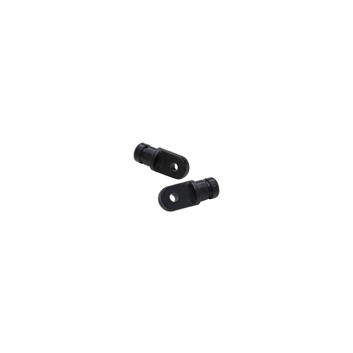 Internal Eye End, 3/4in, Black, 2/PK