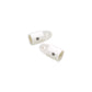 External Eye End, 7/8in, White, 2/PK