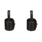 External Eye End, 7/8in, Black, 2/PK