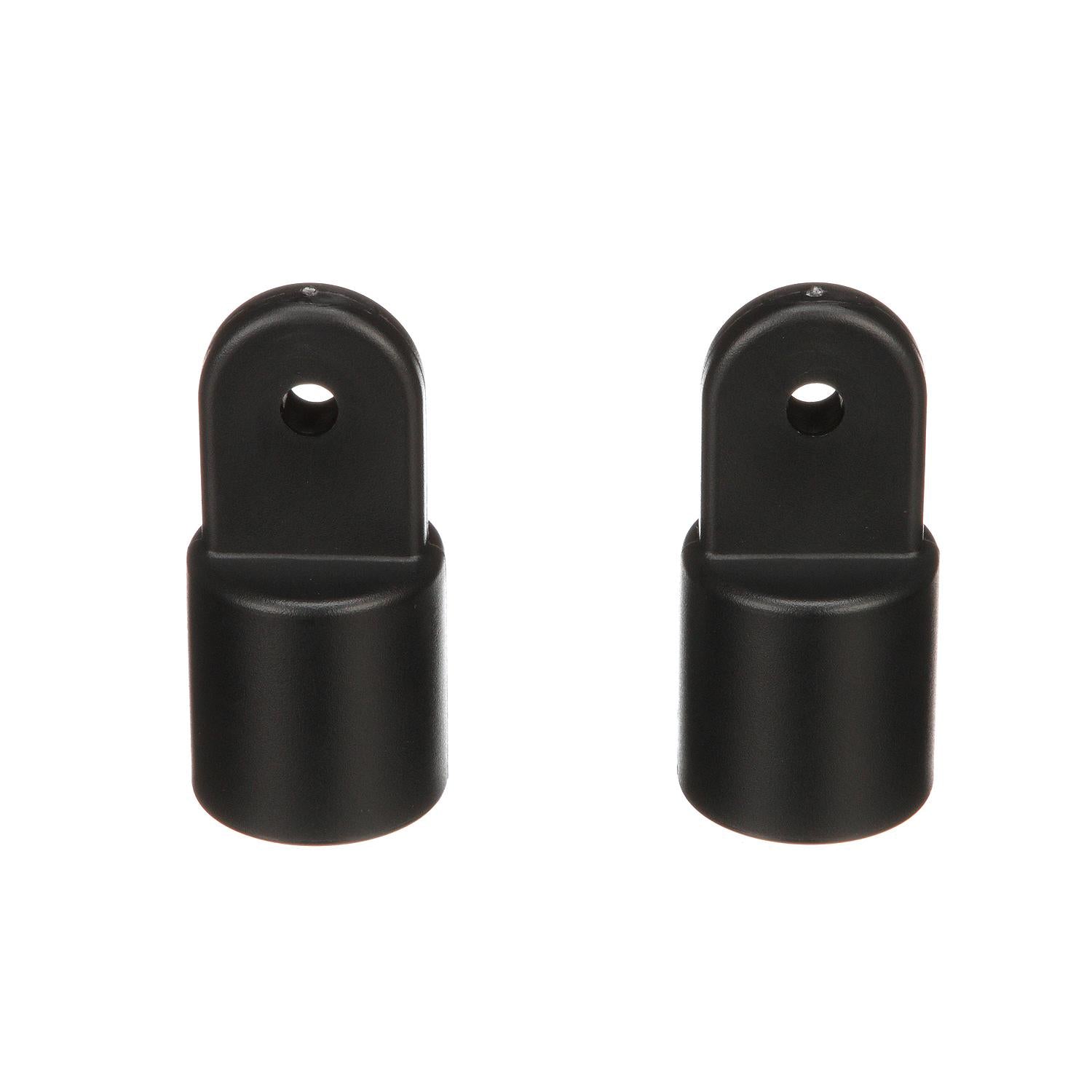 External Eye End, 7/8in, Black, 2/PK