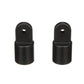 External Eye End, 7/8in, Black, 2/PK