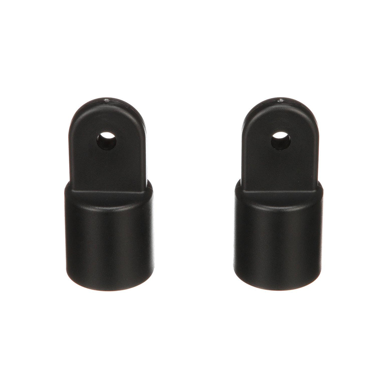 External Eye End, 7/8in, Black, 2/PK