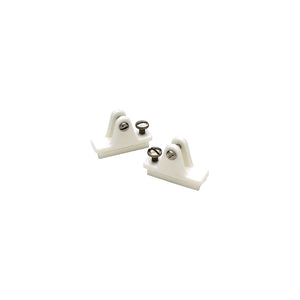 Nylon Side Mount Deck Hinges w/ Stainless Steel Slide Lock , 2/PK