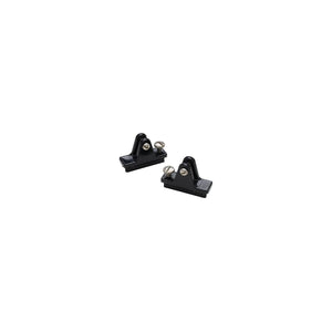 Nylon Side Mount Deck Hinges w/ Stainless Steel Slide Lock, 2/PK