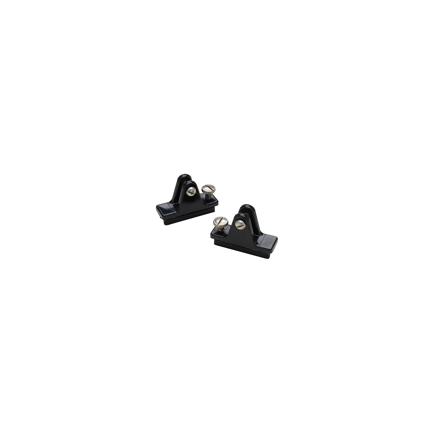 Nylon Side Mount Deck Hinges w/ Stainless Steel Slide Lock, 2/PK