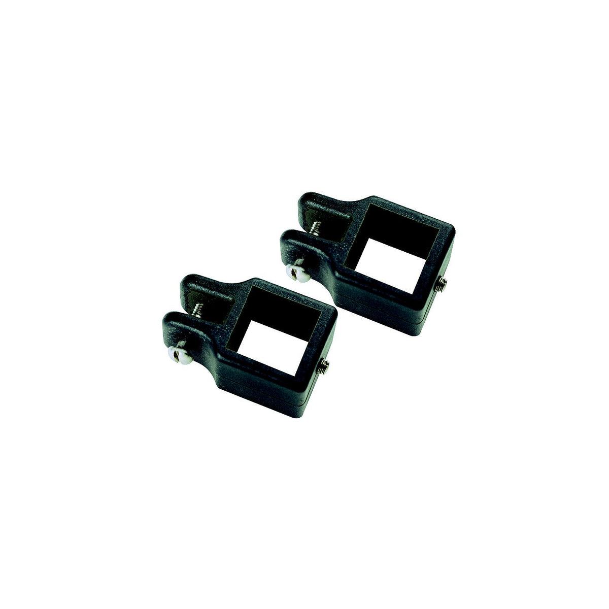 Square Jaw Slides Fit 1in OD Tube-Black