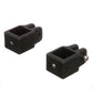 Square Jaw Slides Fit 1in OD Tube-Black