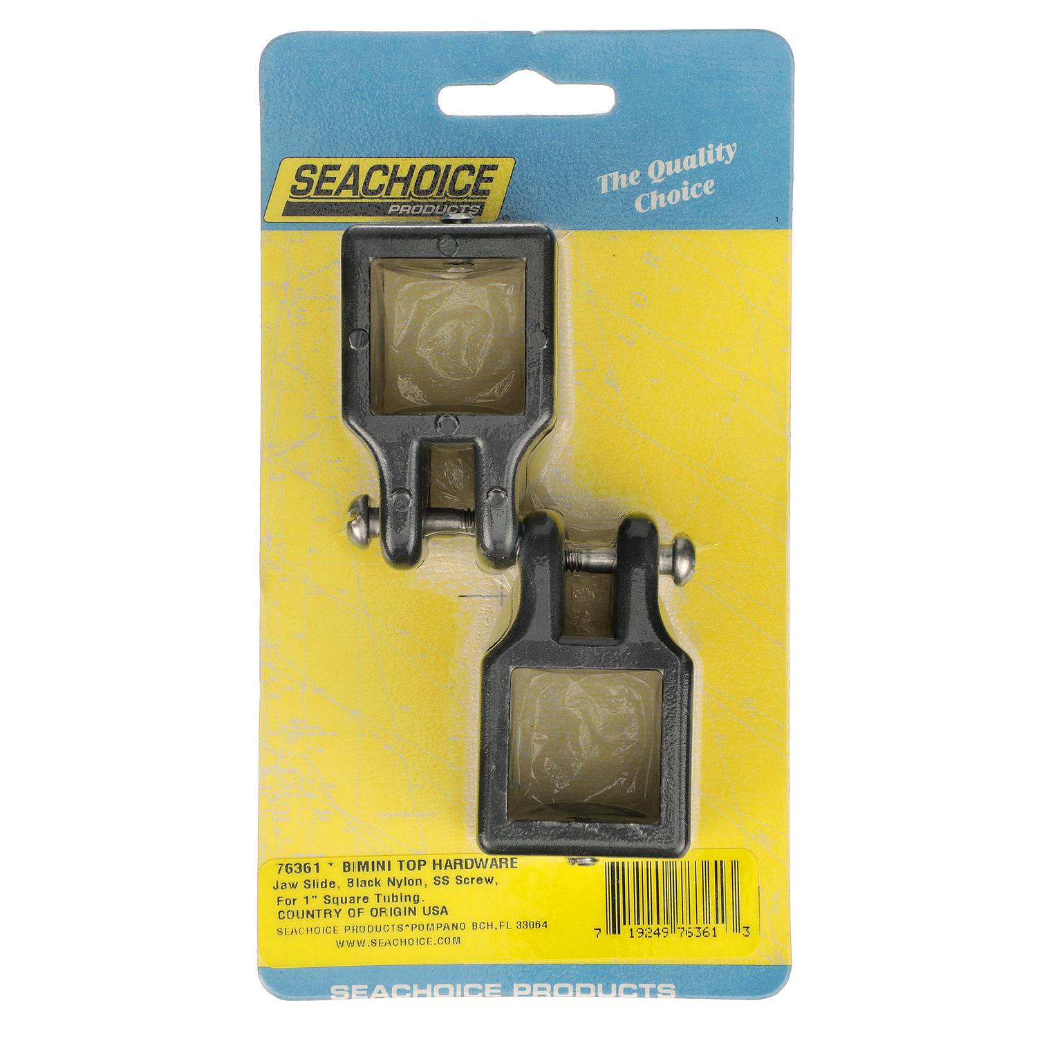 Square Jaw Slides Fit 1in OD Tube-Black