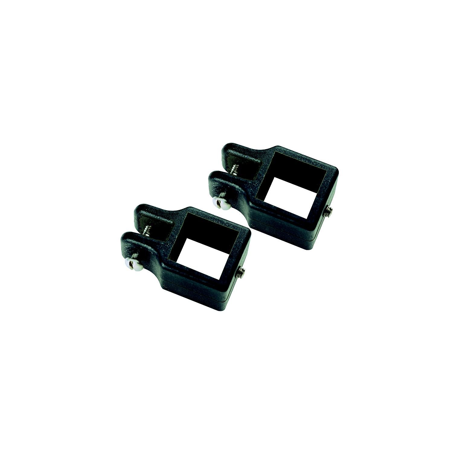 Square Jaw Slides Fit 1in OD Tube-Black