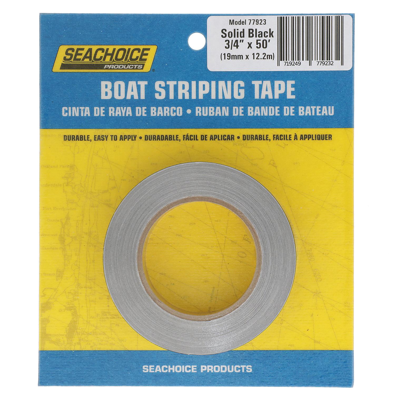 Boat Striping Tape, Black, 3/4in x 50ft