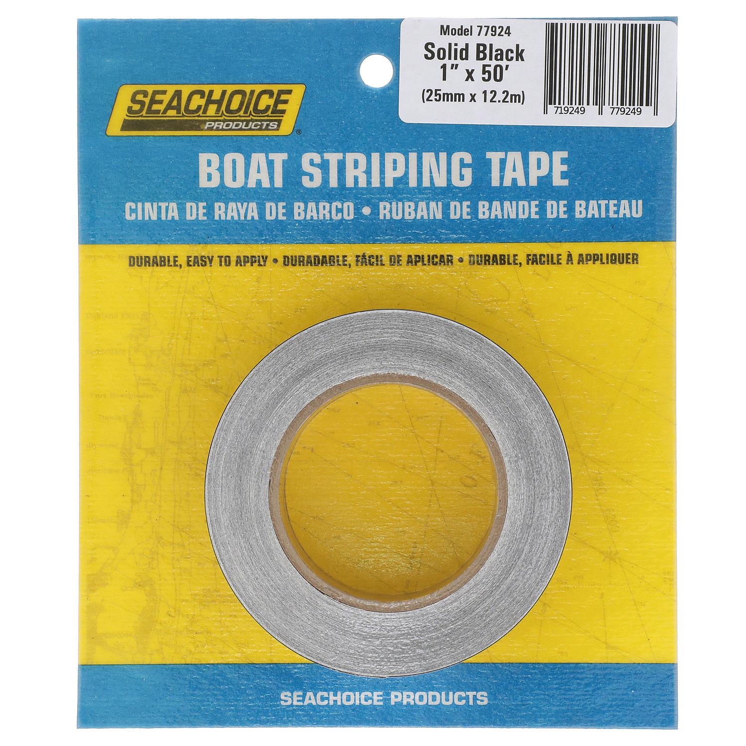 Boat Striping Tape, Black, 1in x 50ft