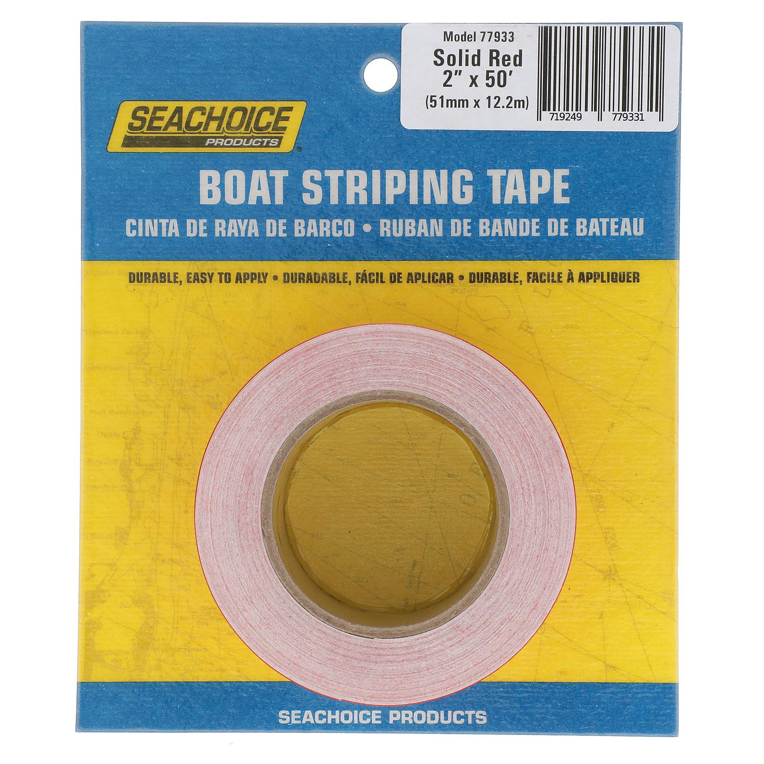 Boat Striping Tape, Red, 2in x 50ft