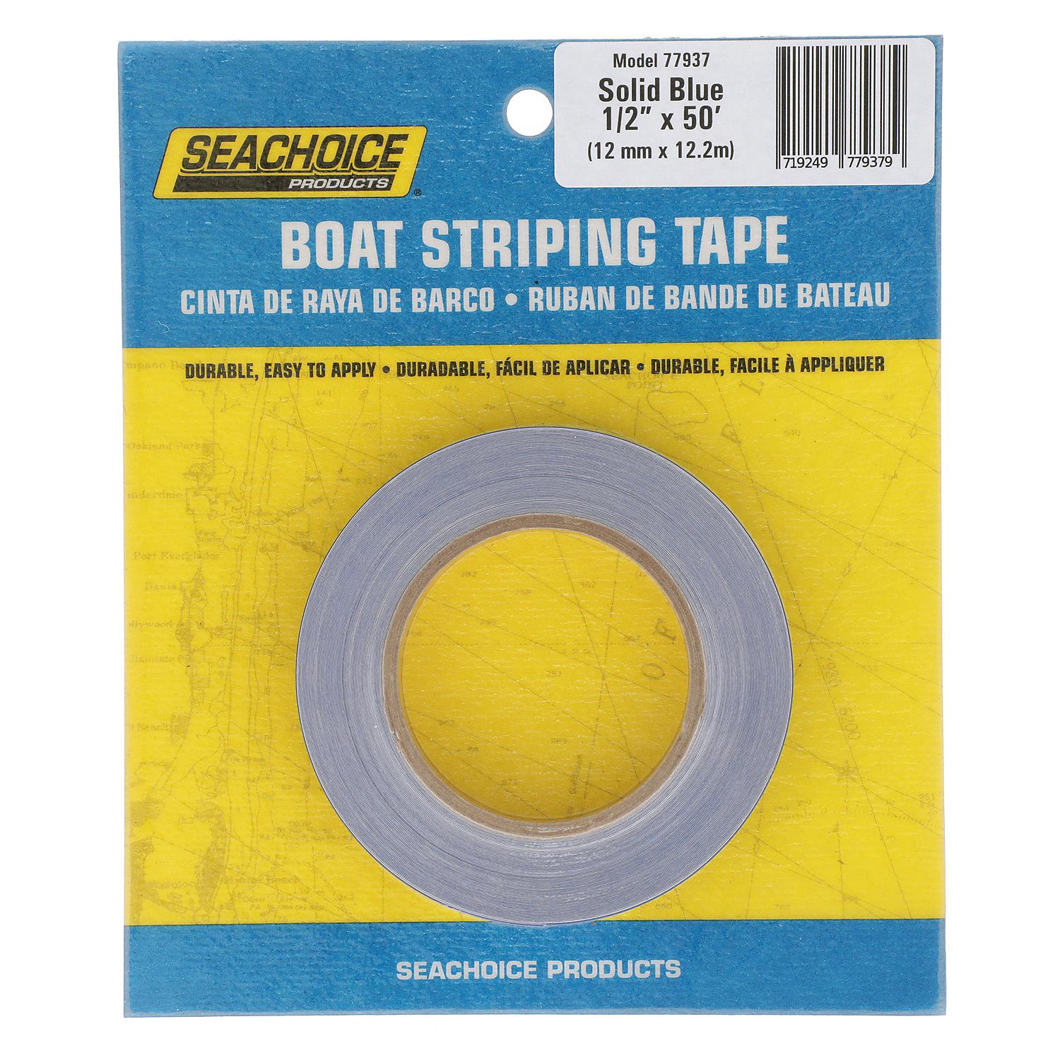 Boat Striping Tape, Blue, 1/2in x 50ft