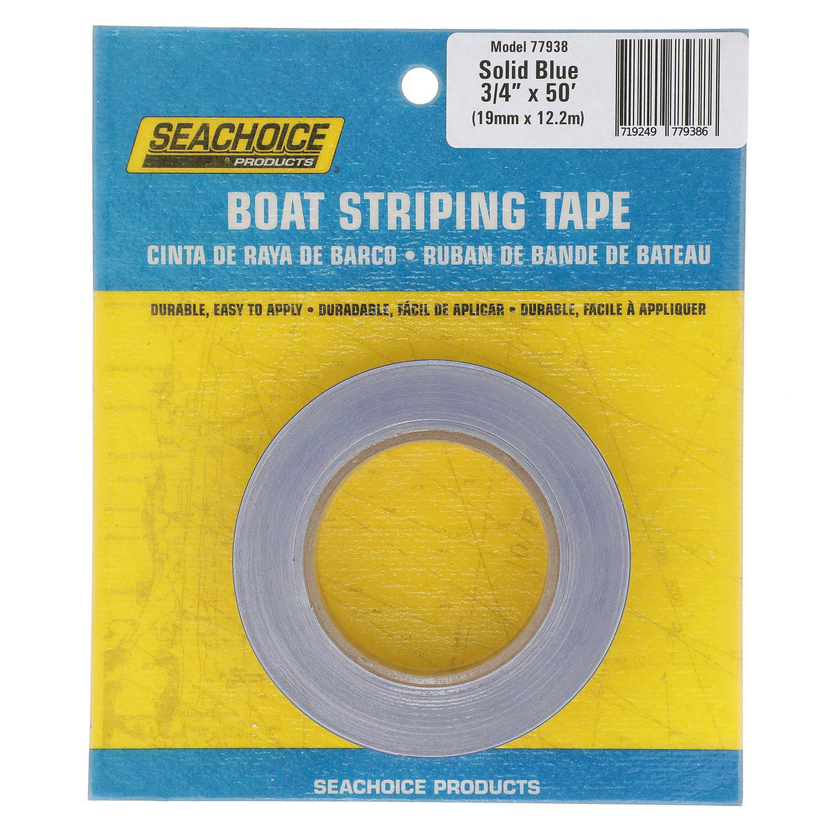 Boat Striping Tape, Blue, 3/4in x 50ft