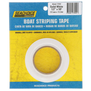 Boat Striping Tape, White, 1/2in x 50ft