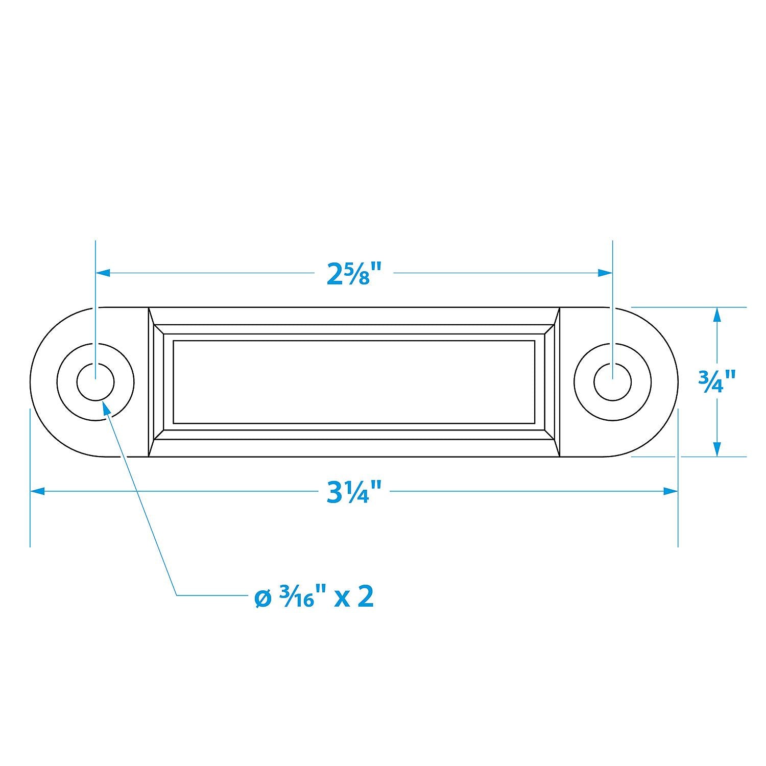 Chrome Plated Zinc Boat Cover Sockets , 2/PK