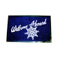 18in x 27in Blue Welcome Aboard Mat