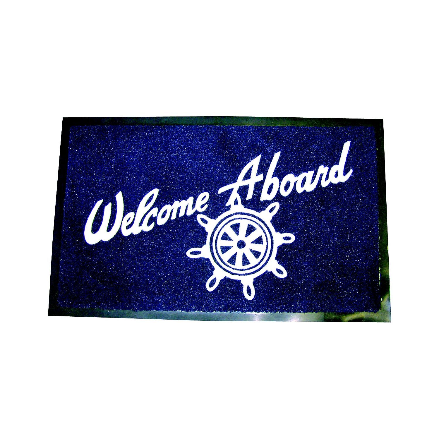 18in x 27in Blue Welcome Aboard Mat