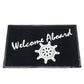 18in x 27in Blue Welcome Aboard Mat