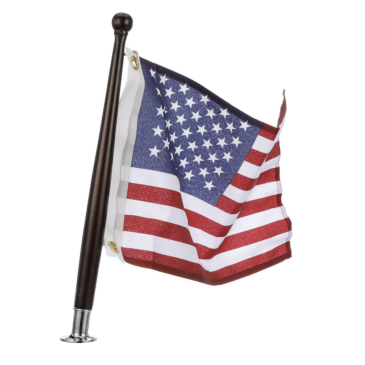 Marine U.S. 12in x 18in Flag Kit w/ 18in Pole & 3/4in Socket
