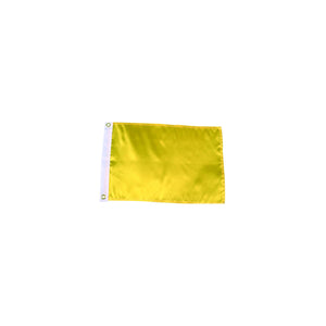 12in x 18in Nylon Print Dyed Solid Yellow Flag