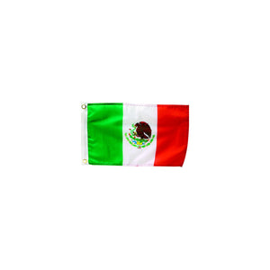 12in x 18in Nylon Print Dyed Mexico Flag
