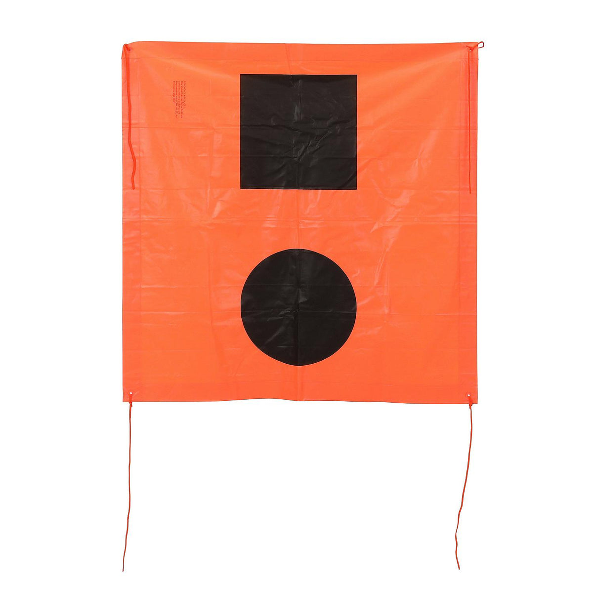 3ft x 3ft Orange Distress Signal SOS Flag
