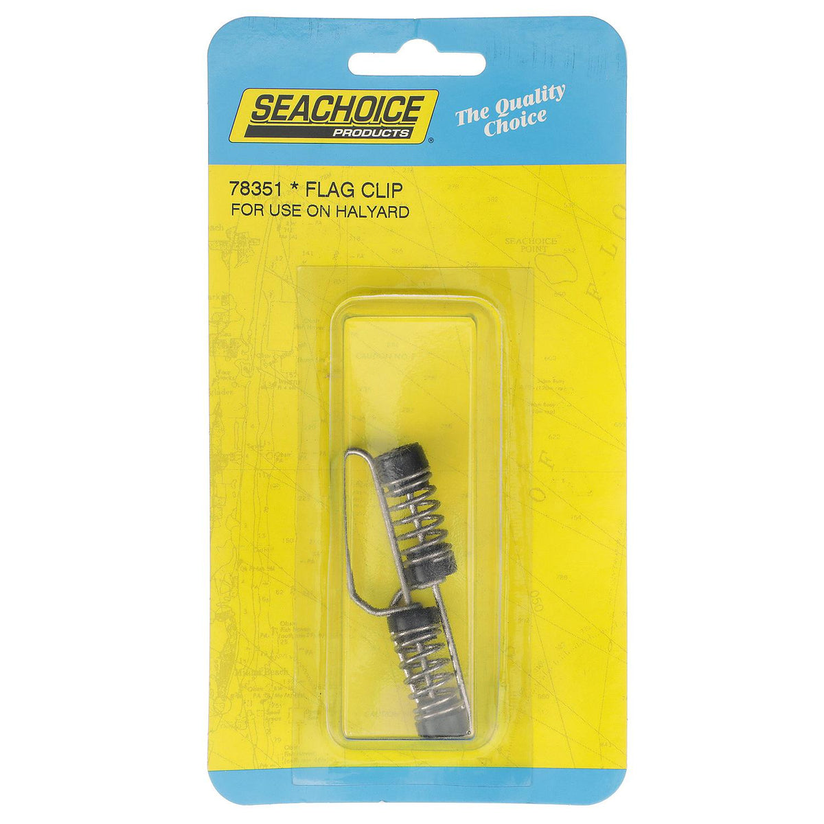 Stainless Steel Halyard/Lines Flag Clips, 2/PK