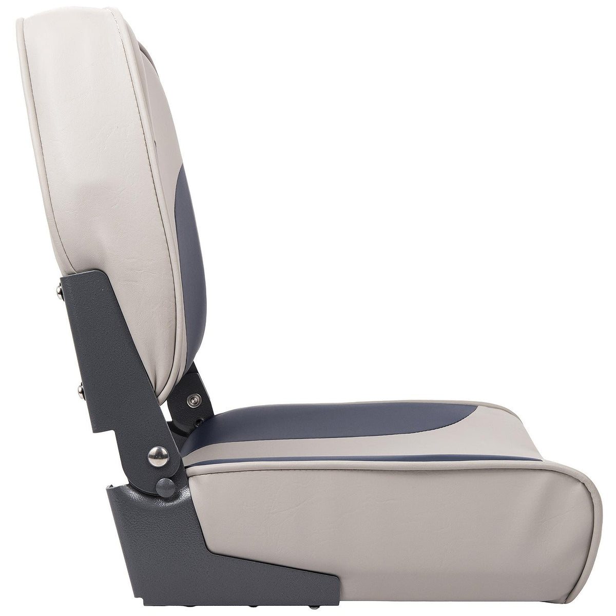 Standard Low-Back Fishing Seat, Gray/ Navy