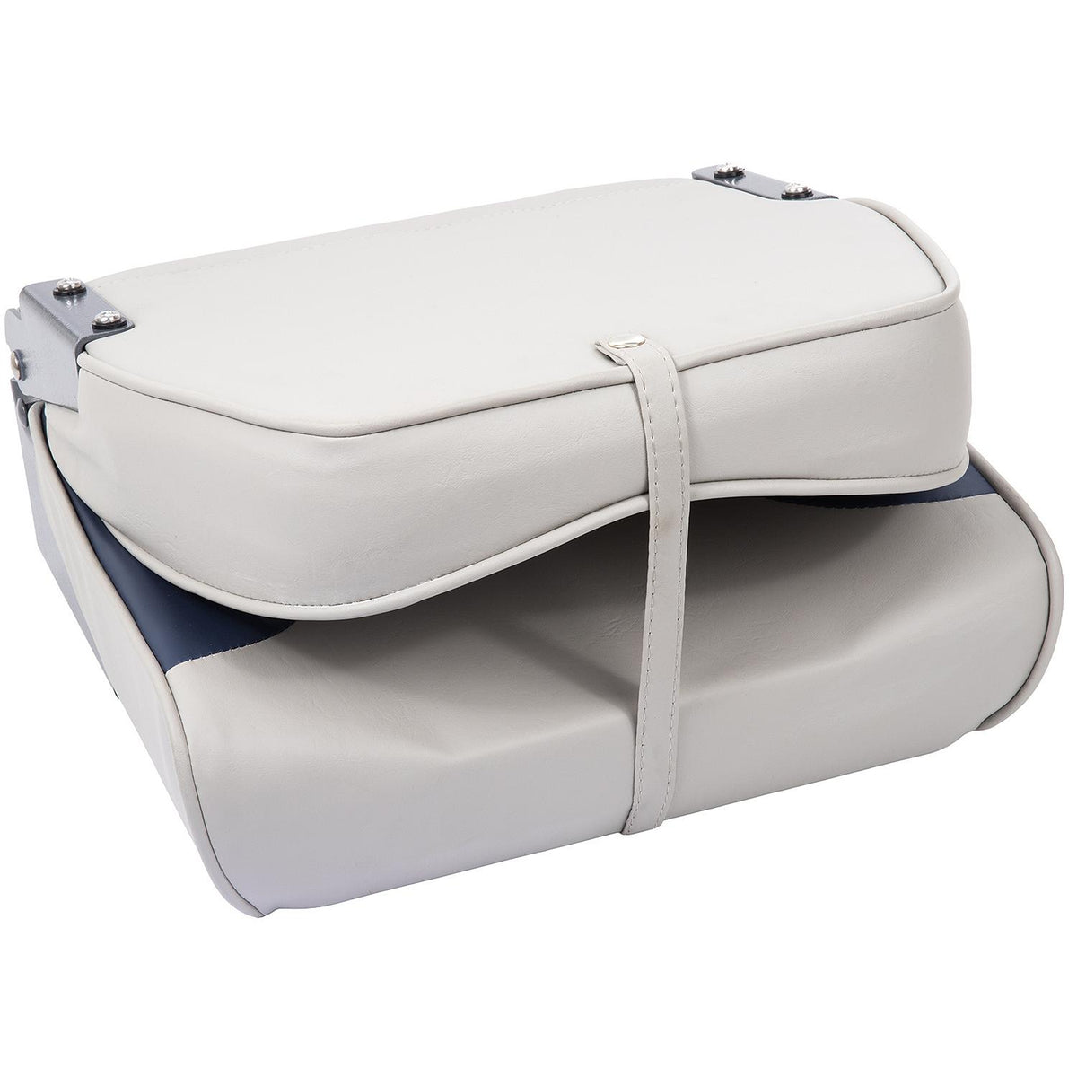 Standard Low-Back Fishing Seat, Gray/ Navy