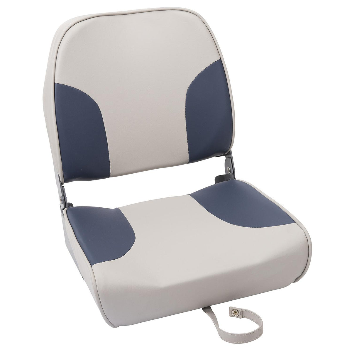 Standard Low-Back Fishing Seat, Gray/ Navy