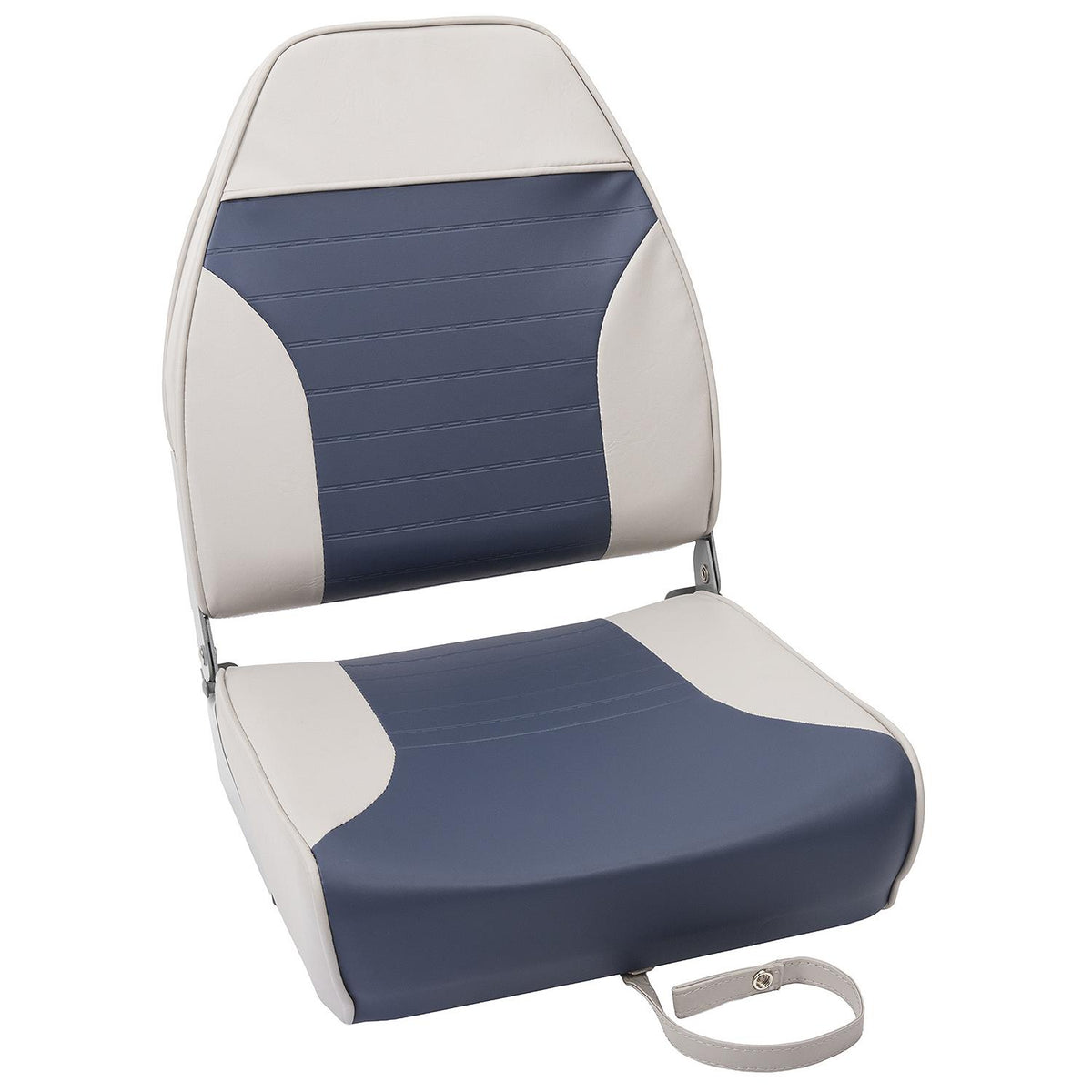 High Back Fishing Seat, Gray/ Navy