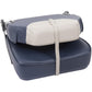 Premium High-Back Fold Down Fishing Seat, Gray/ Navy
