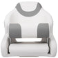 Bucket Seat w/ Bolster, White/ Gray/ Navy