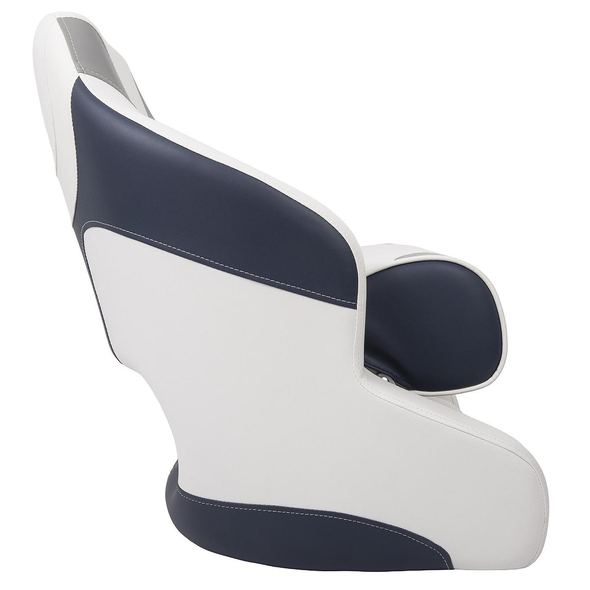 Bucket Seat w/ Bolster, White/ Gray/ Navy