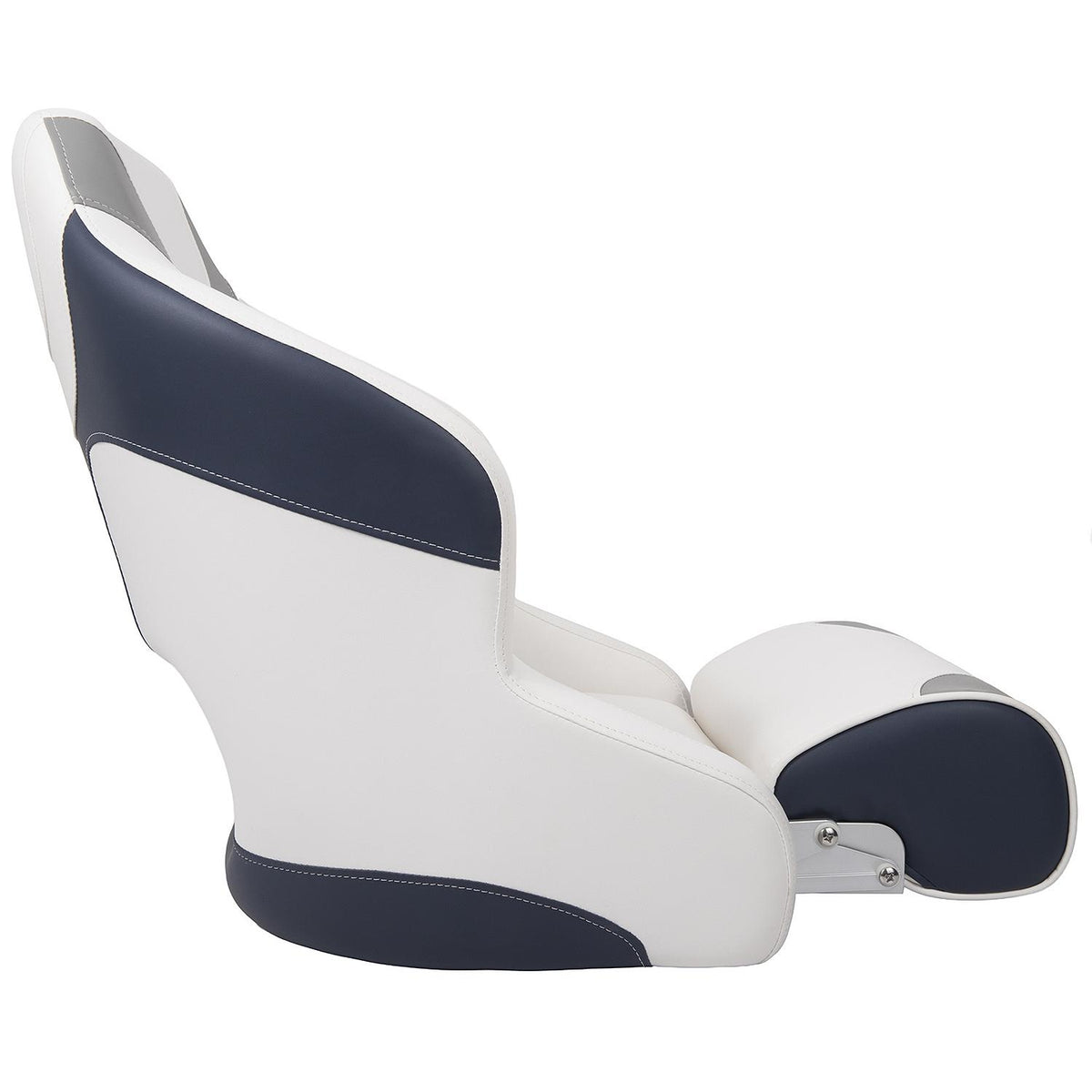 Bucket Seat w/ Bolster, White/ Gray/ Navy