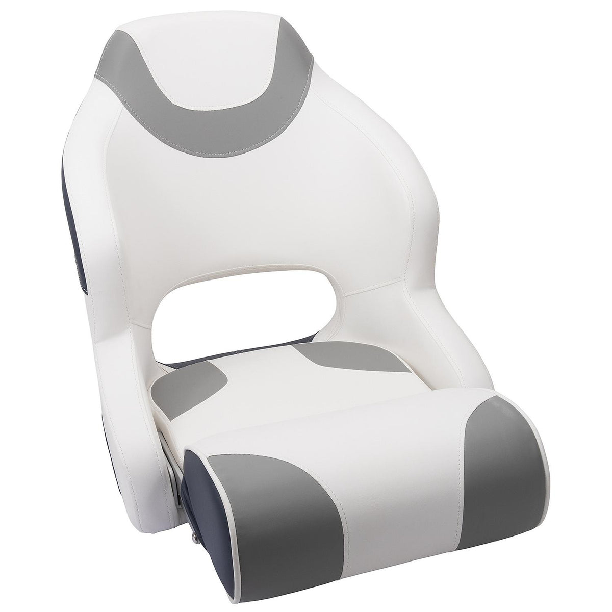 Bucket Seat w/ Bolster, White/ Gray/ Navy