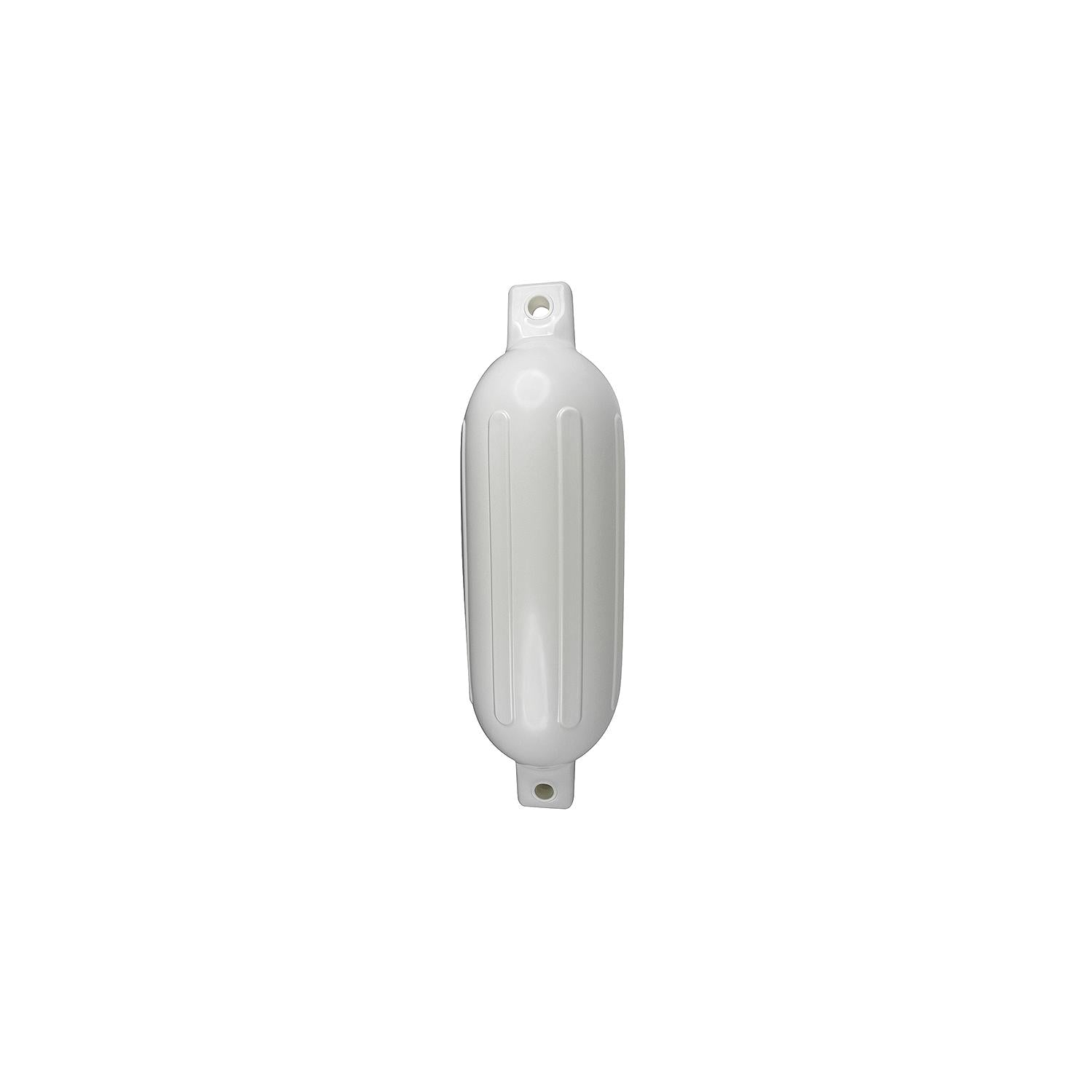 Twin Eye Ribbed Fender, White, 6.5in x 23in