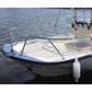 Twin Eye Ribbed Fender, White, 4.5in x 16in