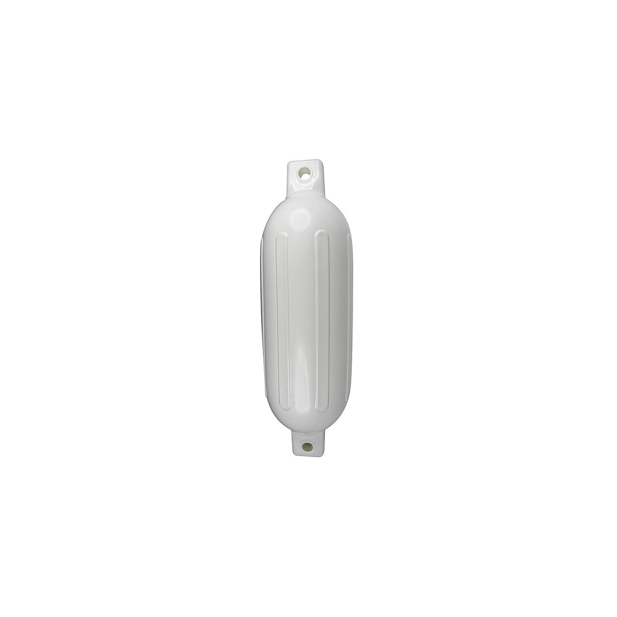 Twin Eye Ribbed Fender, White, 8.5in x 27in