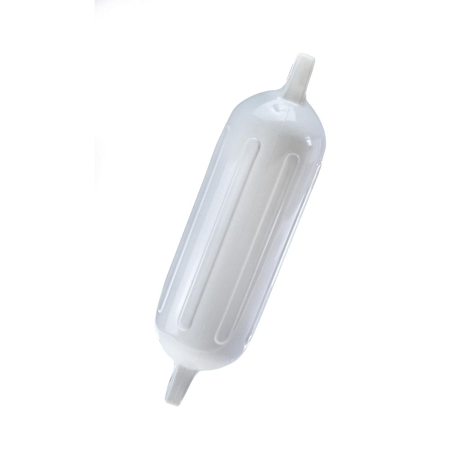 Twin Eye Ribbed Fender, White, 5.5in x 20in