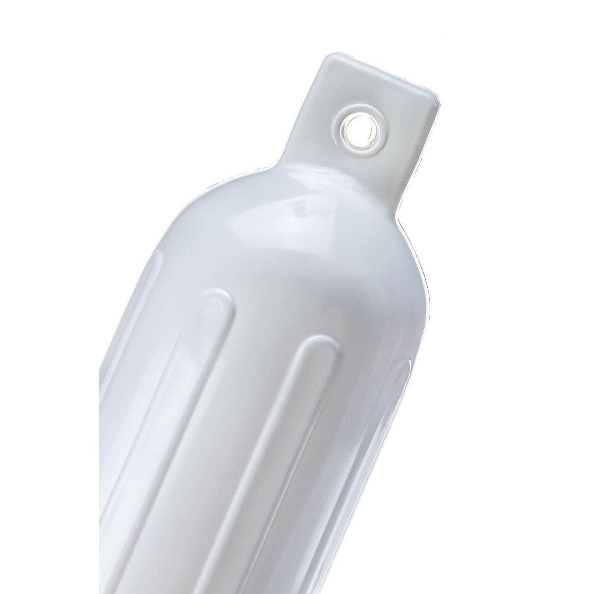 Twin Eye Ribbed Fender, White, 5.5in x 20in