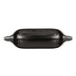 Twin Eye Ribbed Fender, Black, 4.5 x 16in