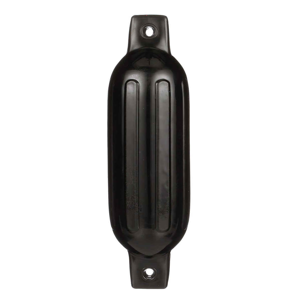 Twin Eye Ribbed Fender, Black, 4.5 x 16in