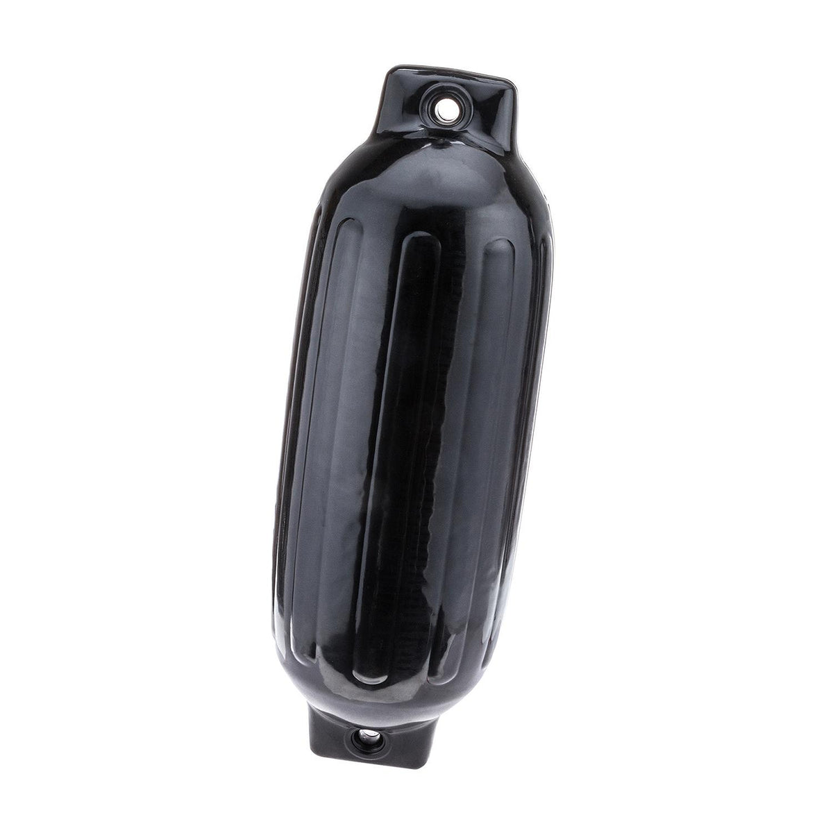 Twin Eye Ribbed Fender, Black, 8.5in x 27in
