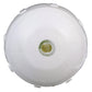 Center Hole Ribbed Fender, White, 6in x 15in